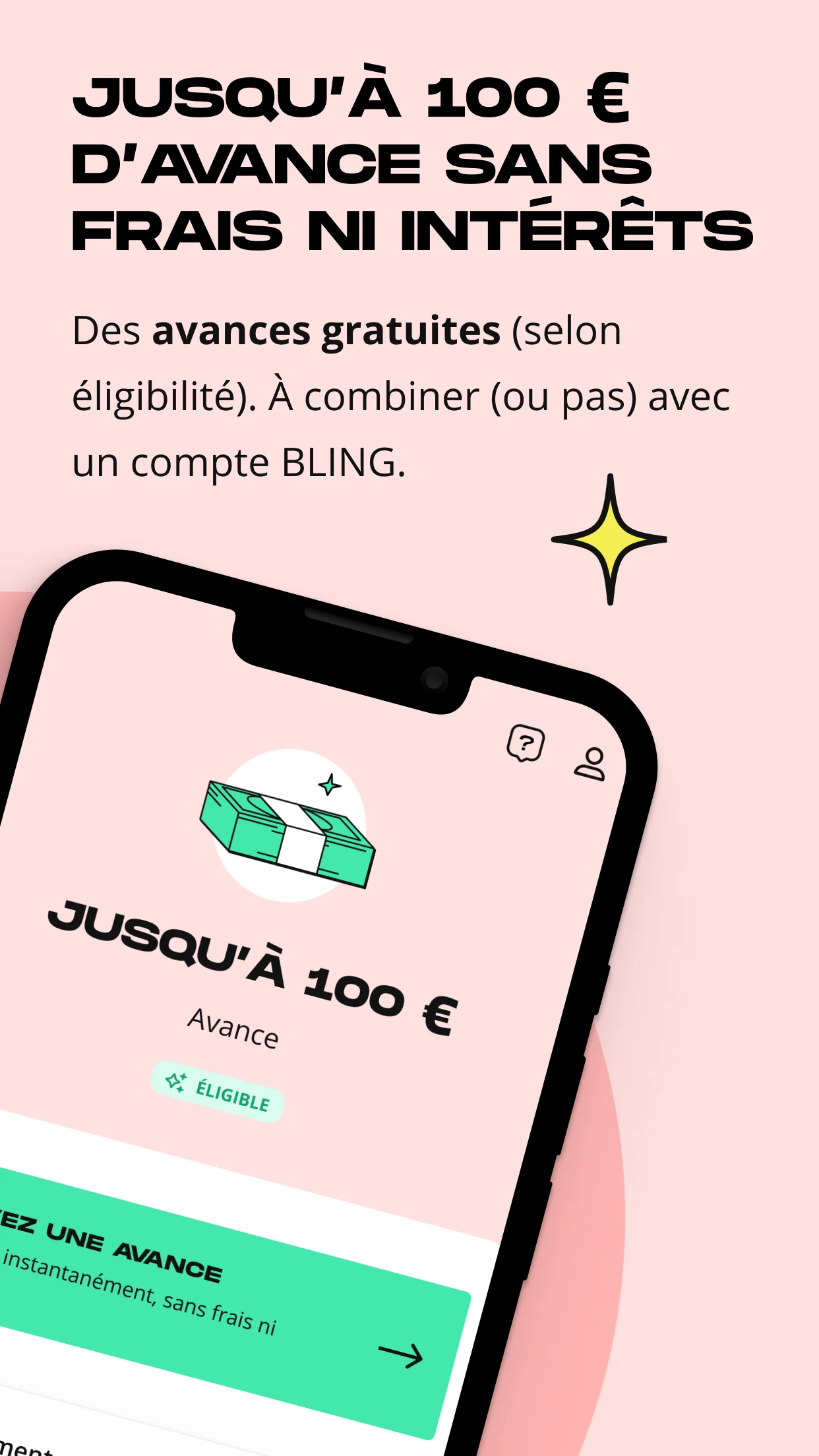 BLING - Compte & Avances screenshot
