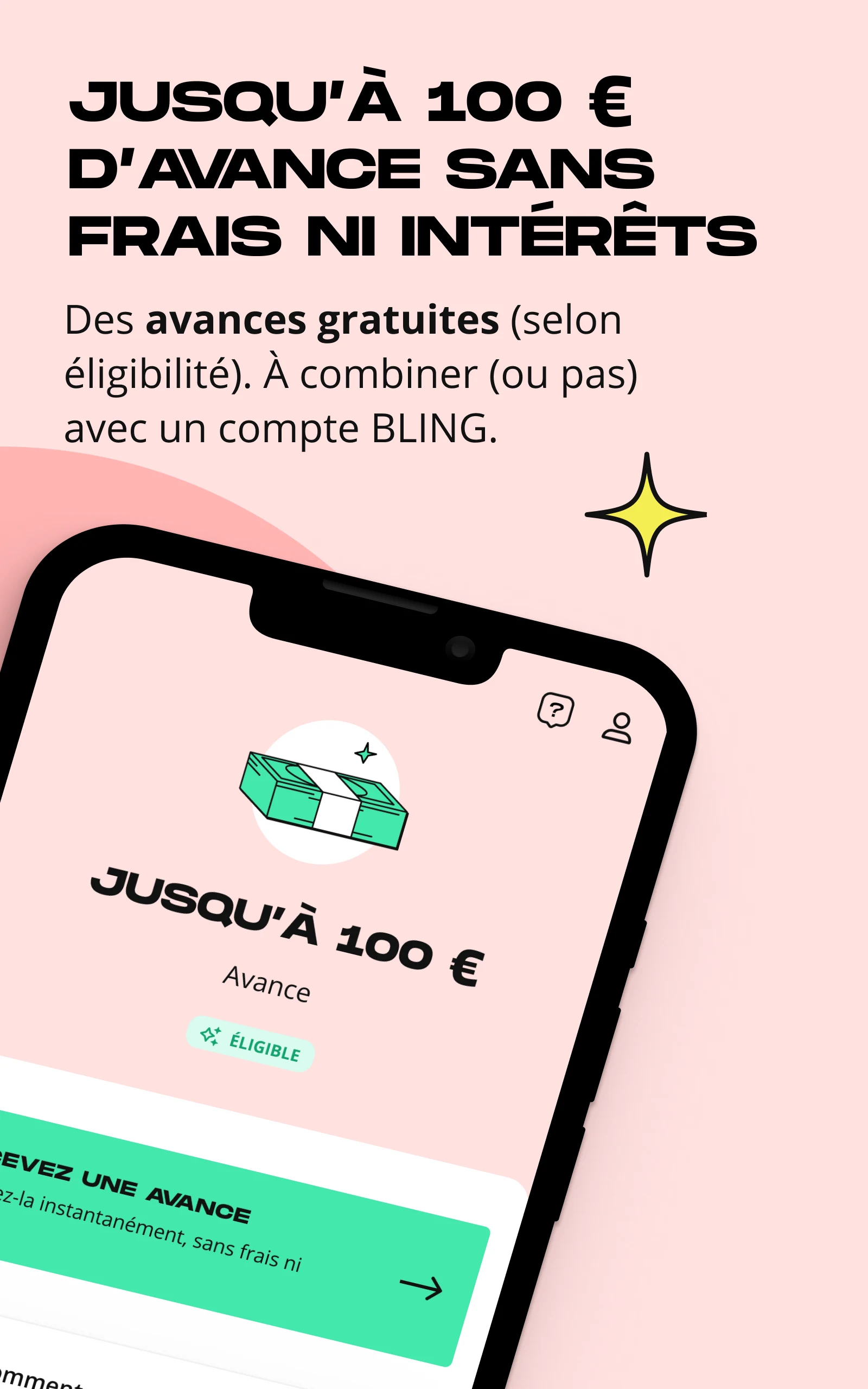 BLING - Compte & Avances screenshot
